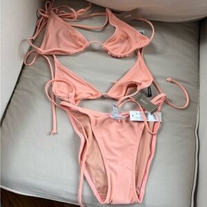 J. Crew Coral Bikini Set